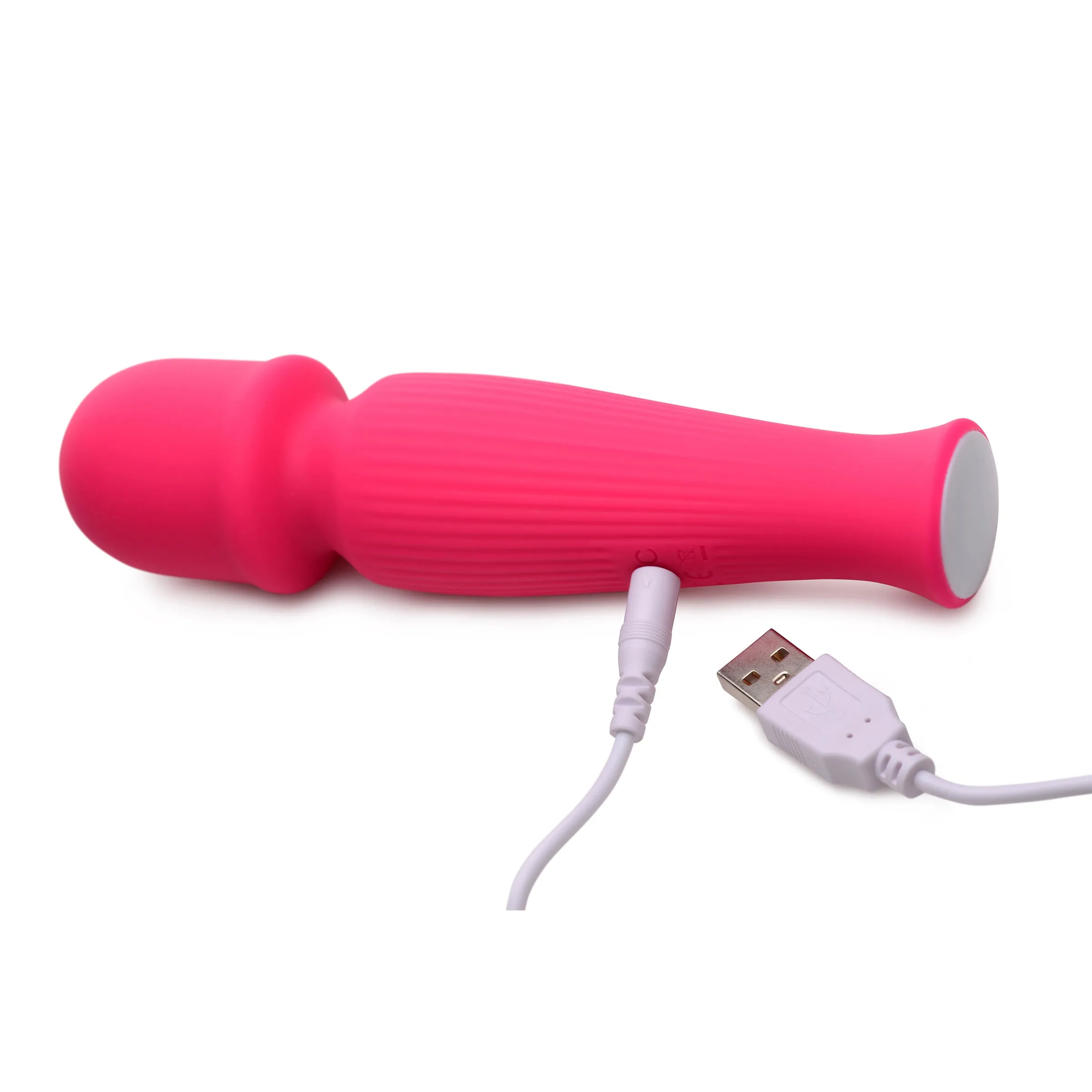 10X Silicone Wand Massager - Magenta