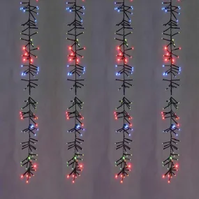 1152 LED Firecracker Icicle Cluster Multicolour