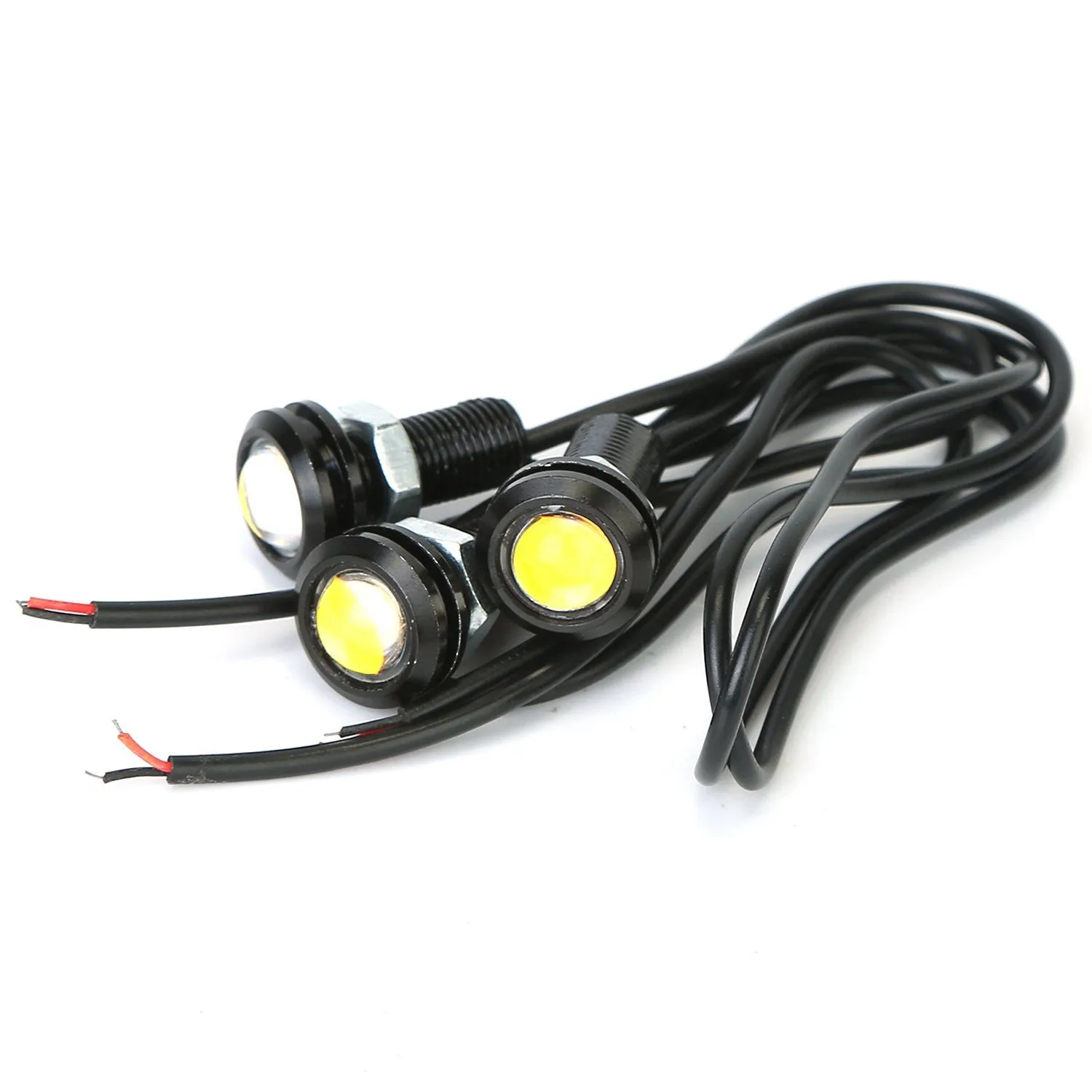 3-Pieces: Amber Eagle Eye LED Light