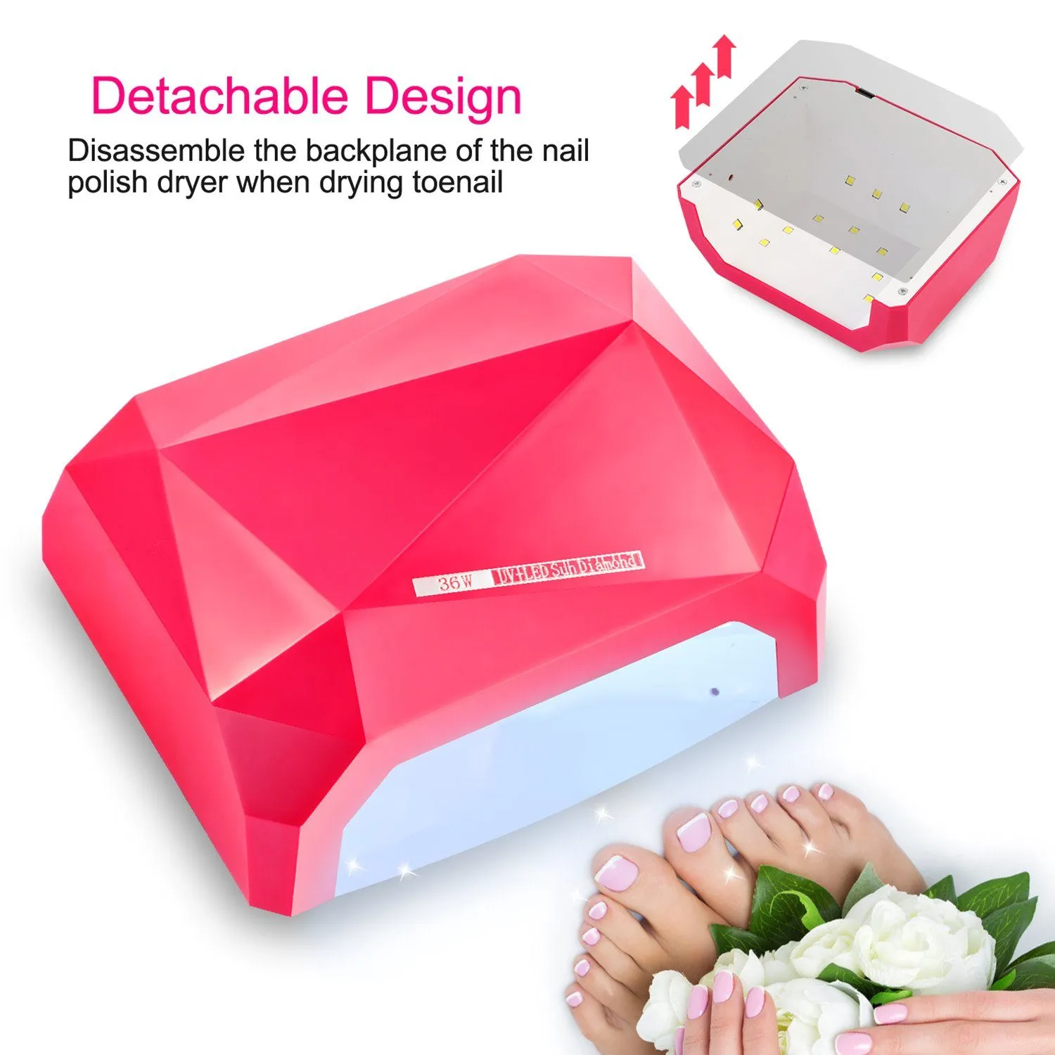 36W UV LED Lamp Nail Polish Dryer