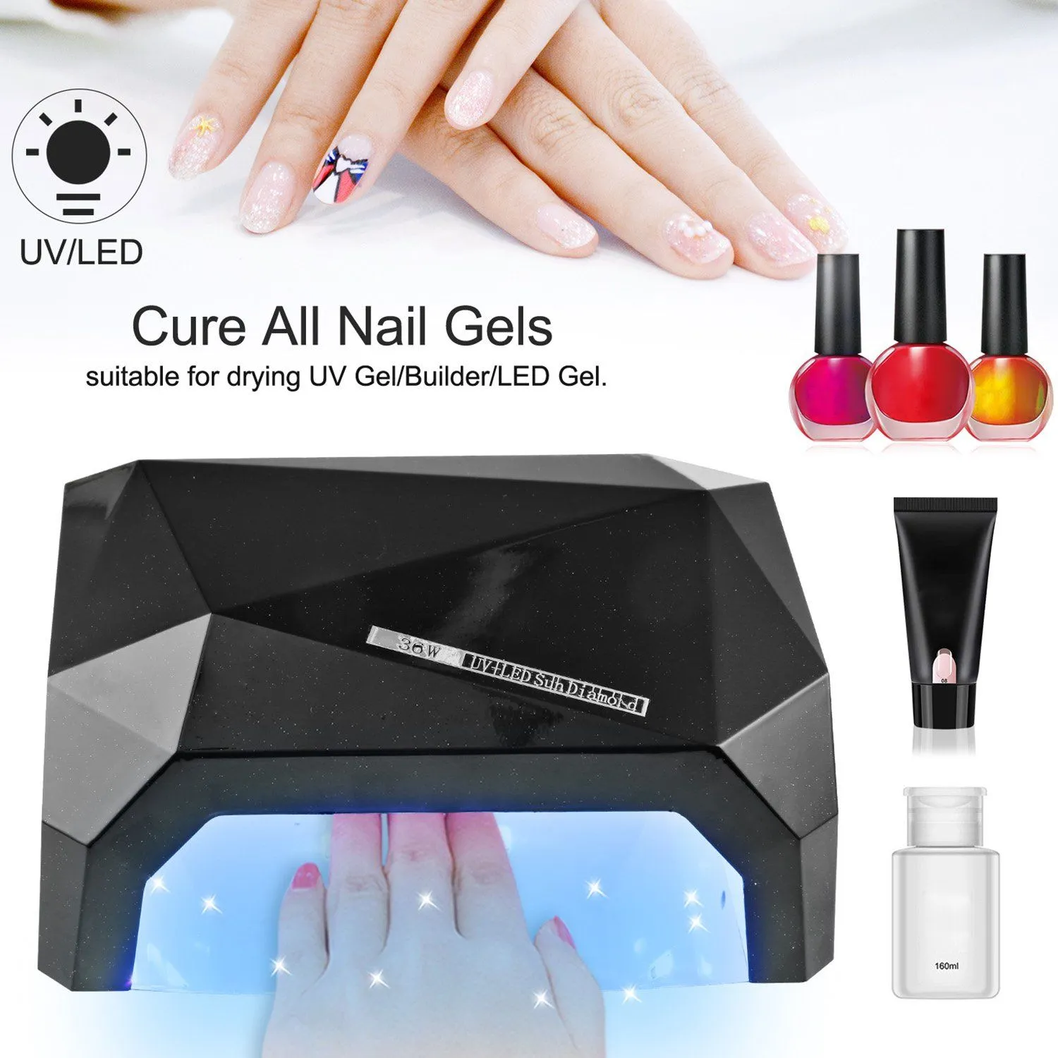 36W UV LED Lamp Nail Polish Dryer