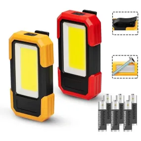 500 Lumens Bright LED Work Light Portable 2 Pack