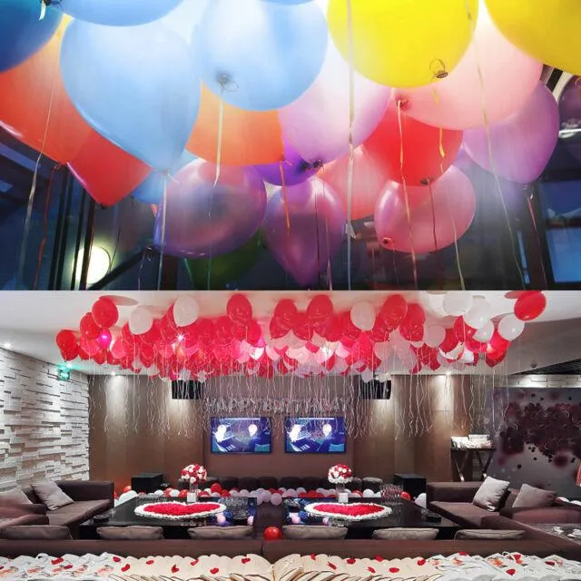 6-Pack: 6 Color LED Balloons