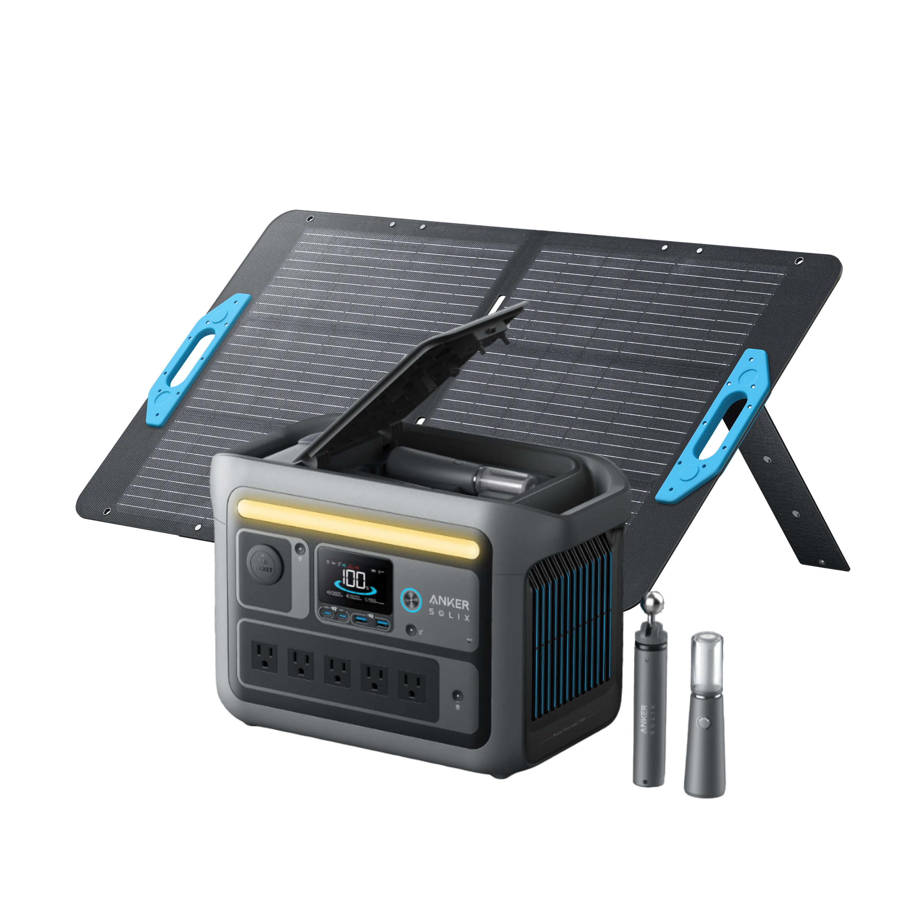 Anker SOLIX <b>C800 Plus</b> Solar Generator   100W Solar Panel