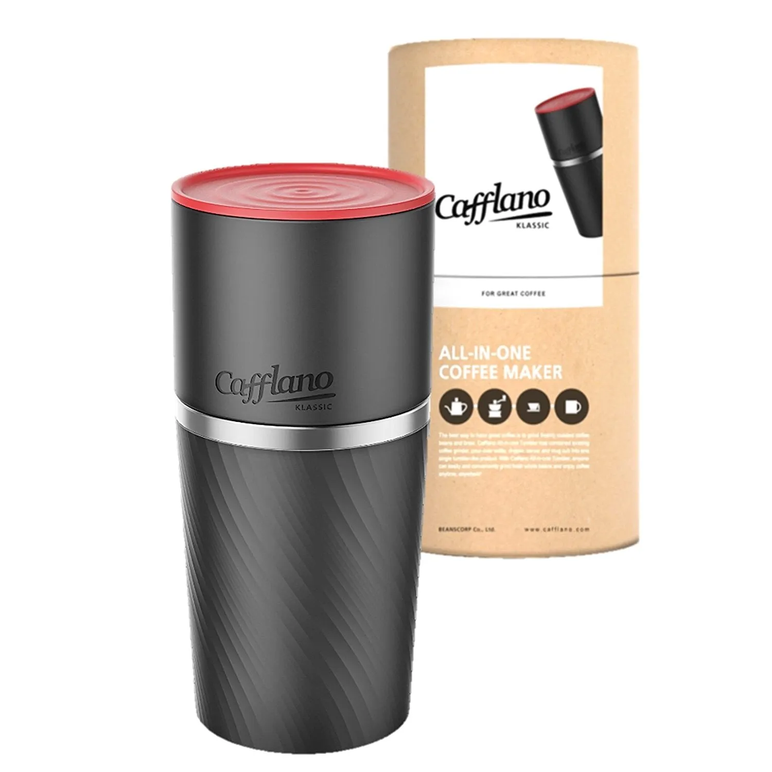 Cafflano Klassic- Portable All-in-One Pour Over Coffee Maker