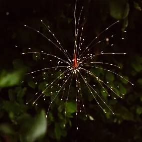 Copper Starburst LED Hanging Light