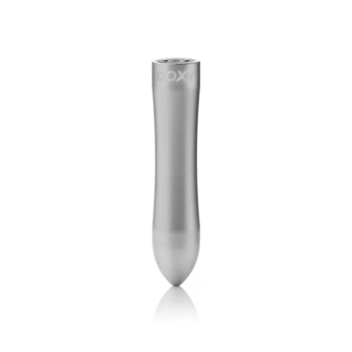 Doxy Bullet Rechargeable Vibrator - Rose Gold - Silver