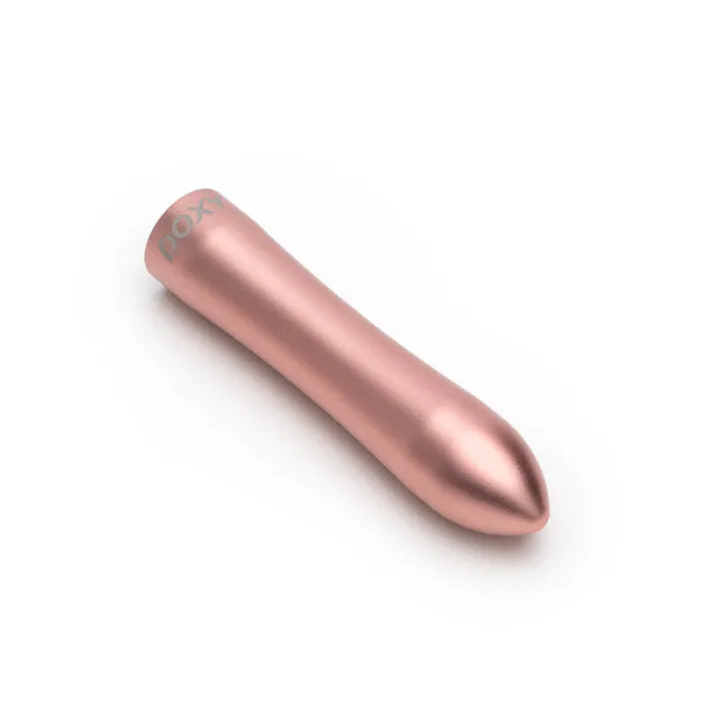 Doxy Bullet Rechargeable Vibrator - Rose Gold - Silver