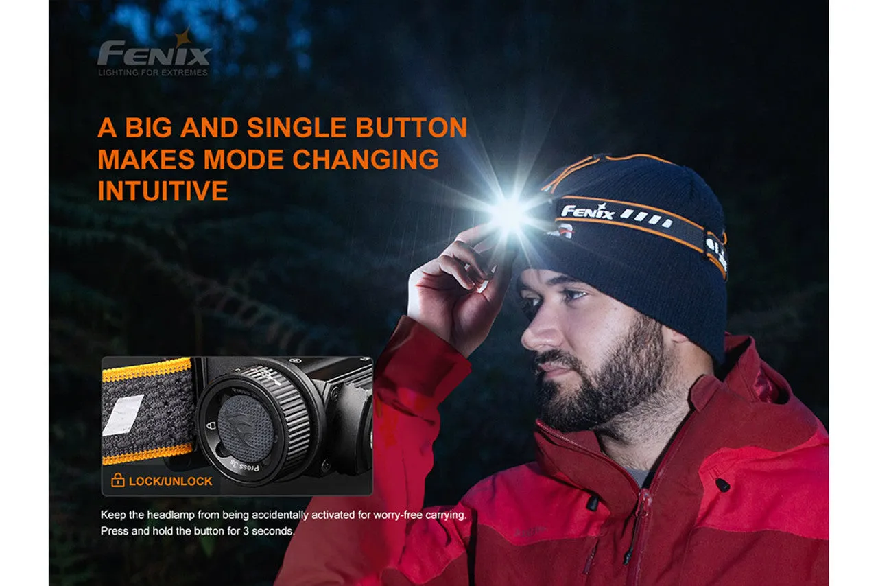 FENIX HM60R 1200 LUMEN RECHARGEABLE HEADLAMP