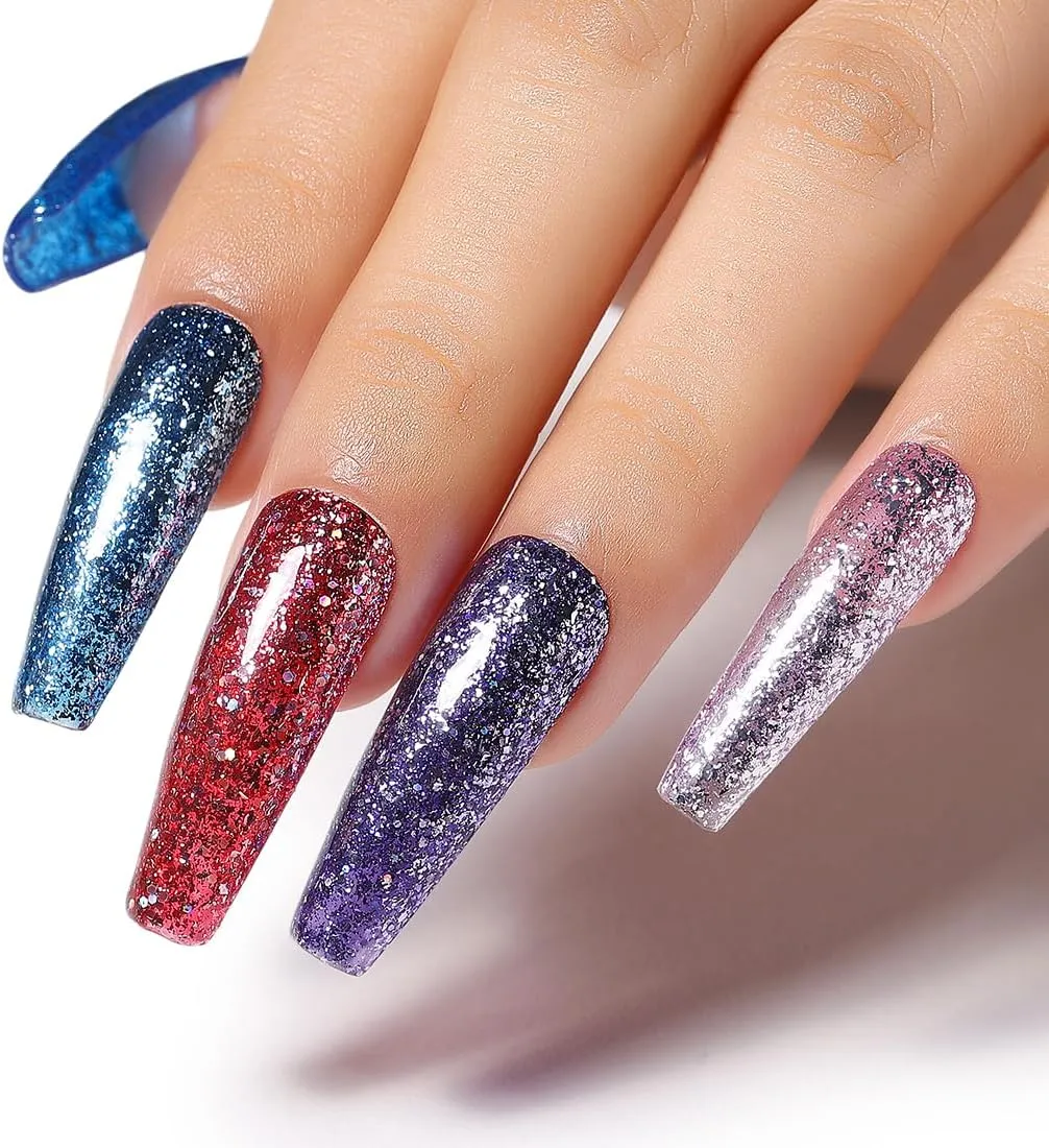 Glitter Sparkly Nail Polish Set6-57_8ml