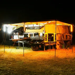 HARDKORR 6 Bar Tri-Colour LED Camp Light Kit