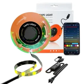 Helian 3rd Generation New Twinkle Tape RGB LED Strip with APP for Outdoor Camping