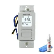 Honeywell Timer Switch with Sunrise Sunset Single or 3 Way   LCD Cleaner