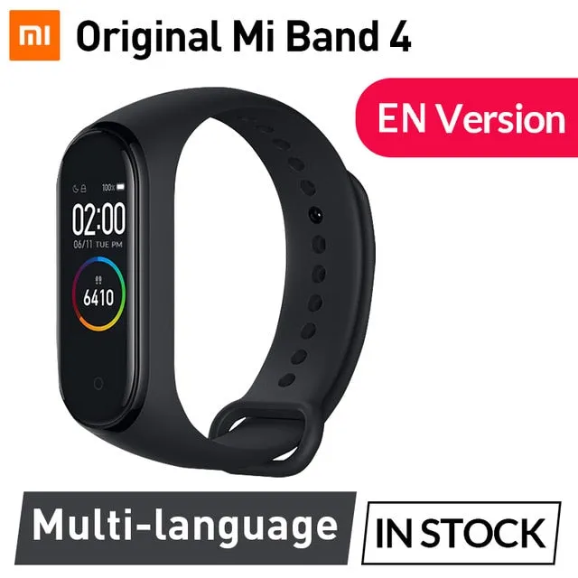 In Stock Original Xiaomi Mi Band 4 Smart Band4 Wristband Fitness Bracelet Music Bracelet Bluetooth 5.0 AMOLED Color Touch Screen