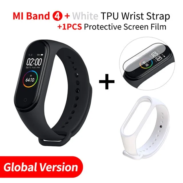 In Stock Original Xiaomi Mi Band 4 Smart Band4 Wristband Fitness Bracelet Music Bracelet Bluetooth 5.0 AMOLED Color Touch Screen