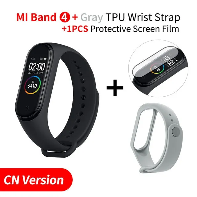 In Stock Original Xiaomi Mi Band 4 Smart Band4 Wristband Fitness Bracelet Music Bracelet Bluetooth 5.0 AMOLED Color Touch Screen