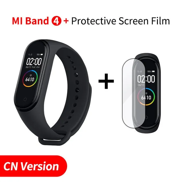 In Stock Original Xiaomi Mi Band 4 Smart Band4 Wristband Fitness Bracelet Music Bracelet Bluetooth 5.0 AMOLED Color Touch Screen