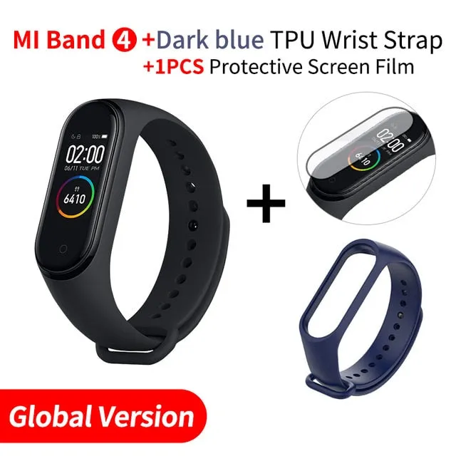 In Stock Original Xiaomi Mi Band 4 Smart Band4 Wristband Fitness Bracelet Music Bracelet Bluetooth 5.0 AMOLED Color Touch Screen