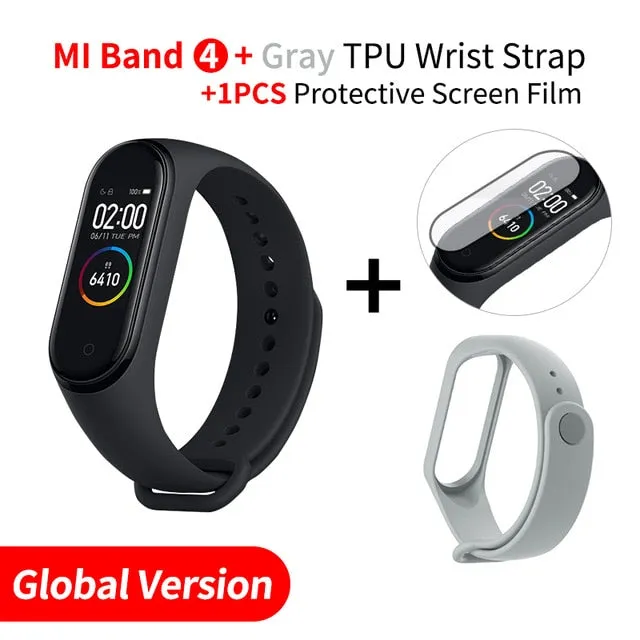 In Stock Original Xiaomi Mi Band 4 Smart Band4 Wristband Fitness Bracelet Music Bracelet Bluetooth 5.0 AMOLED Color Touch Screen