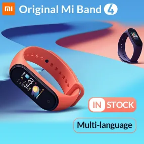 In Stock Original Xiaomi Mi Band 4 Smart Band4 Wristband Fitness Bracelet Music Bracelet Bluetooth 5.0 AMOLED Color Touch Screen