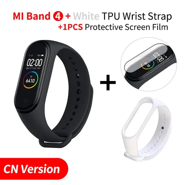 In Stock Original Xiaomi Mi Band 4 Smart Band4 Wristband Fitness Bracelet Music Bracelet Bluetooth 5.0 AMOLED Color Touch Screen