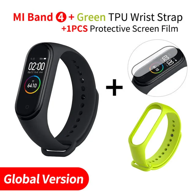 In Stock Original Xiaomi Mi Band 4 Smart Band4 Wristband Fitness Bracelet Music Bracelet Bluetooth 5.0 AMOLED Color Touch Screen