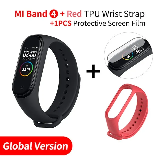 In Stock Original Xiaomi Mi Band 4 Smart Band4 Wristband Fitness Bracelet Music Bracelet Bluetooth 5.0 AMOLED Color Touch Screen