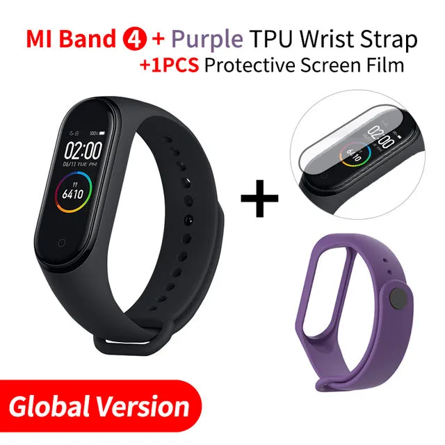 In Stock Original Xiaomi Mi Band 4 Smart Band4 Wristband Fitness Bracelet Music Bracelet Bluetooth 5.0 AMOLED Color Touch Screen