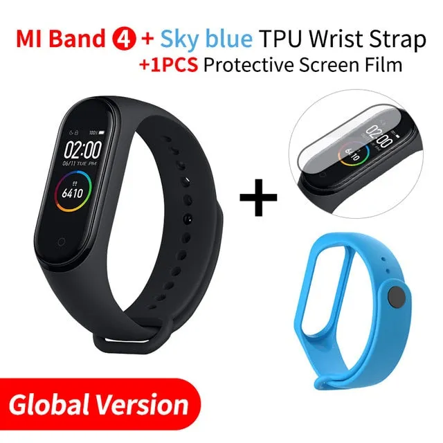 In Stock Original Xiaomi Mi Band 4 Smart Band4 Wristband Fitness Bracelet Music Bracelet Bluetooth 5.0 AMOLED Color Touch Screen