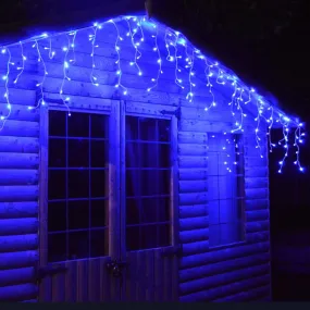 LED Blue Icicle Lights (10m)