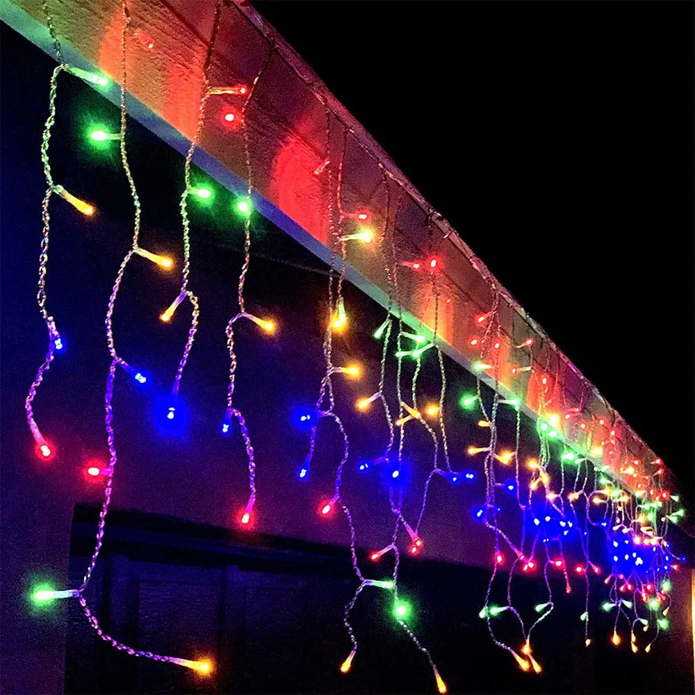 LED Multi Icicle Lights (30m)