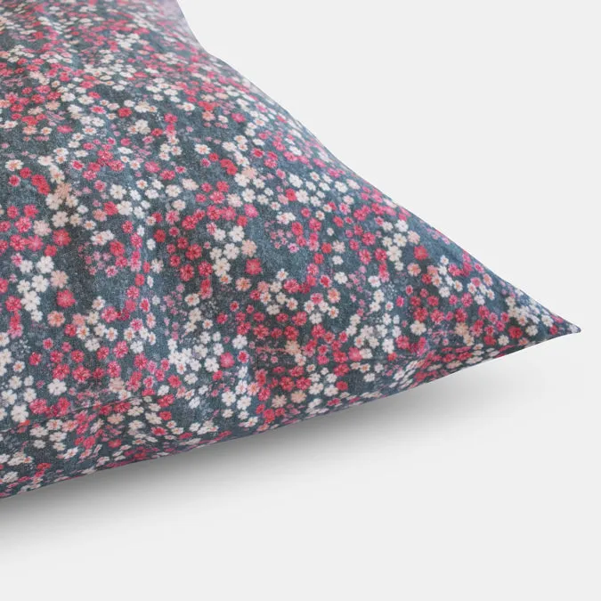 Linen Standard Pillowcase in Winter Flower