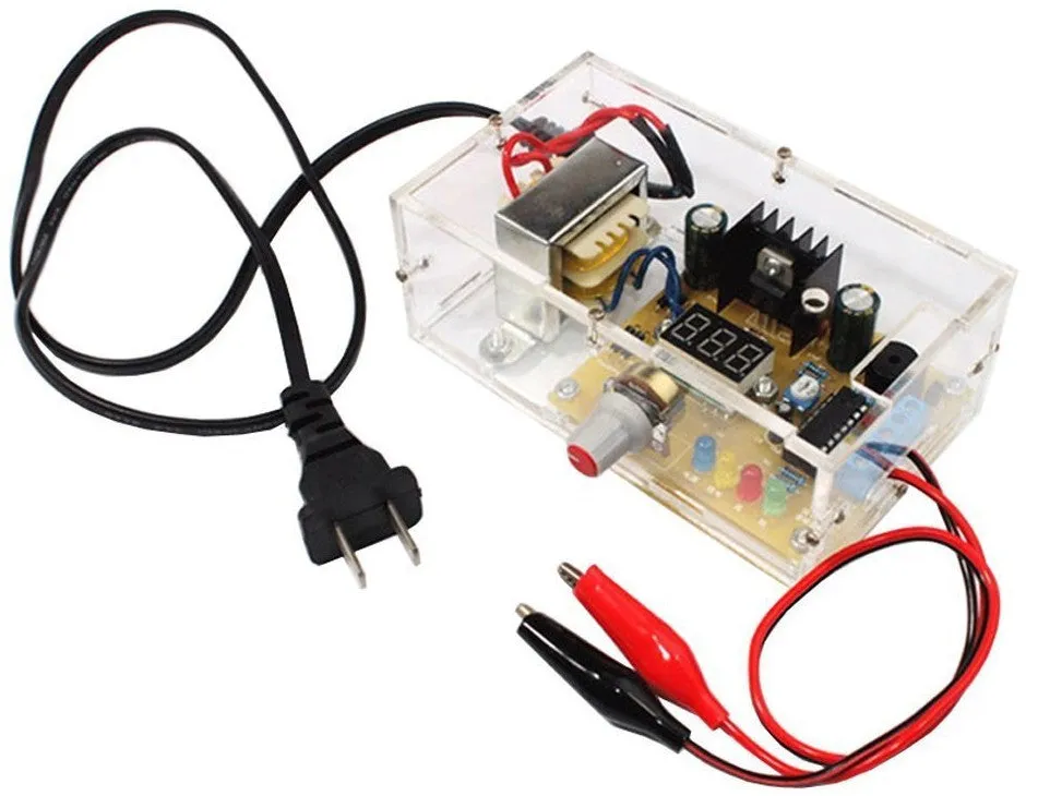 LM317 Adjustable Voltage Power Supply Board Learning Kit