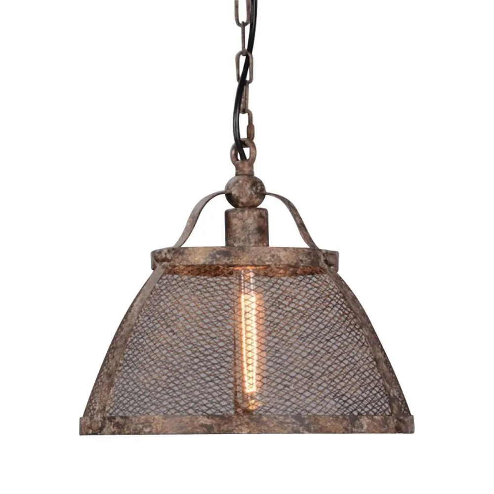 Lorenzo Large Hanging Lamp in Rustic