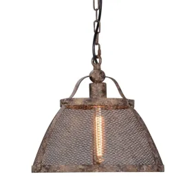 Lorenzo Large Hanging Lamp in Rustic