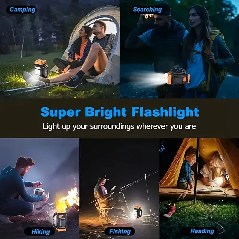 Multifunctional LED Solar Camping Light