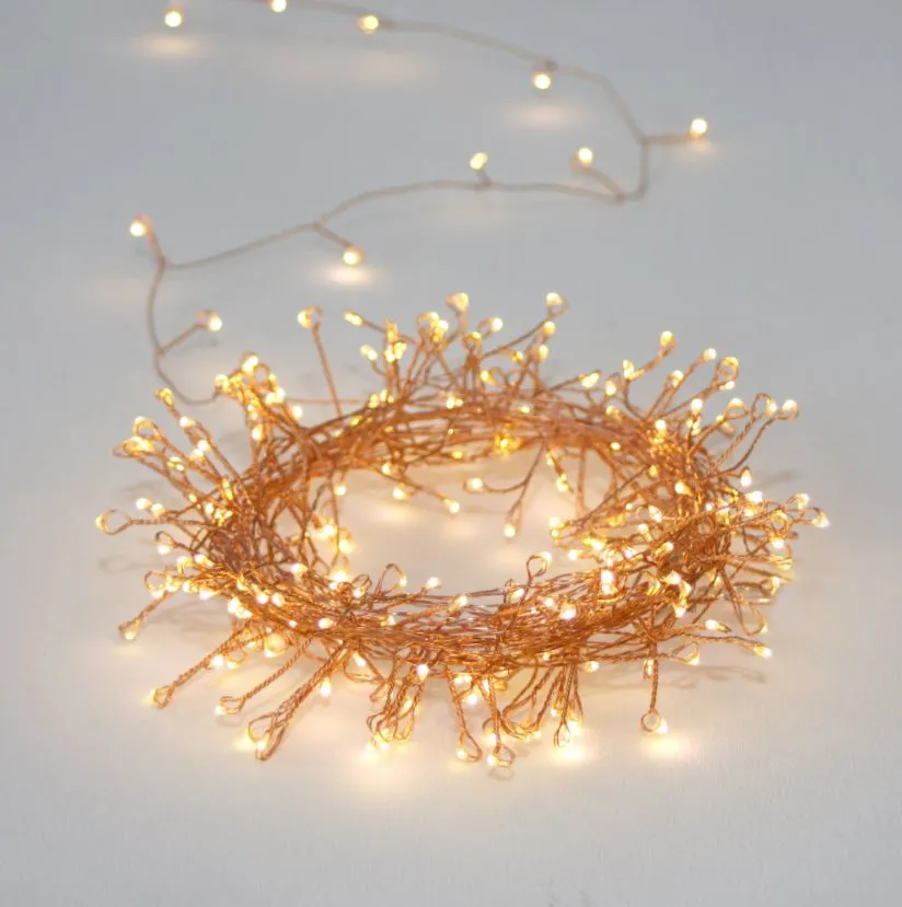 Naked Wire Fairy Lights - Cluster Version - Copper Wire