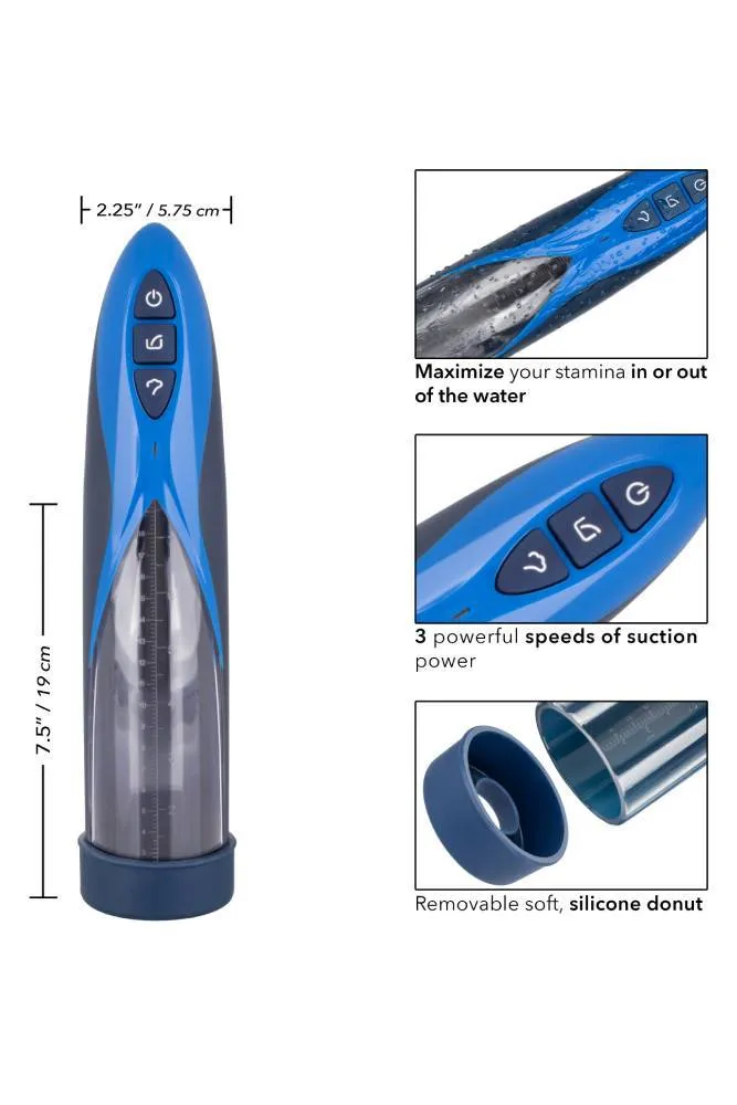 Optimum Series Waterproof Rechargeable Penis Pump