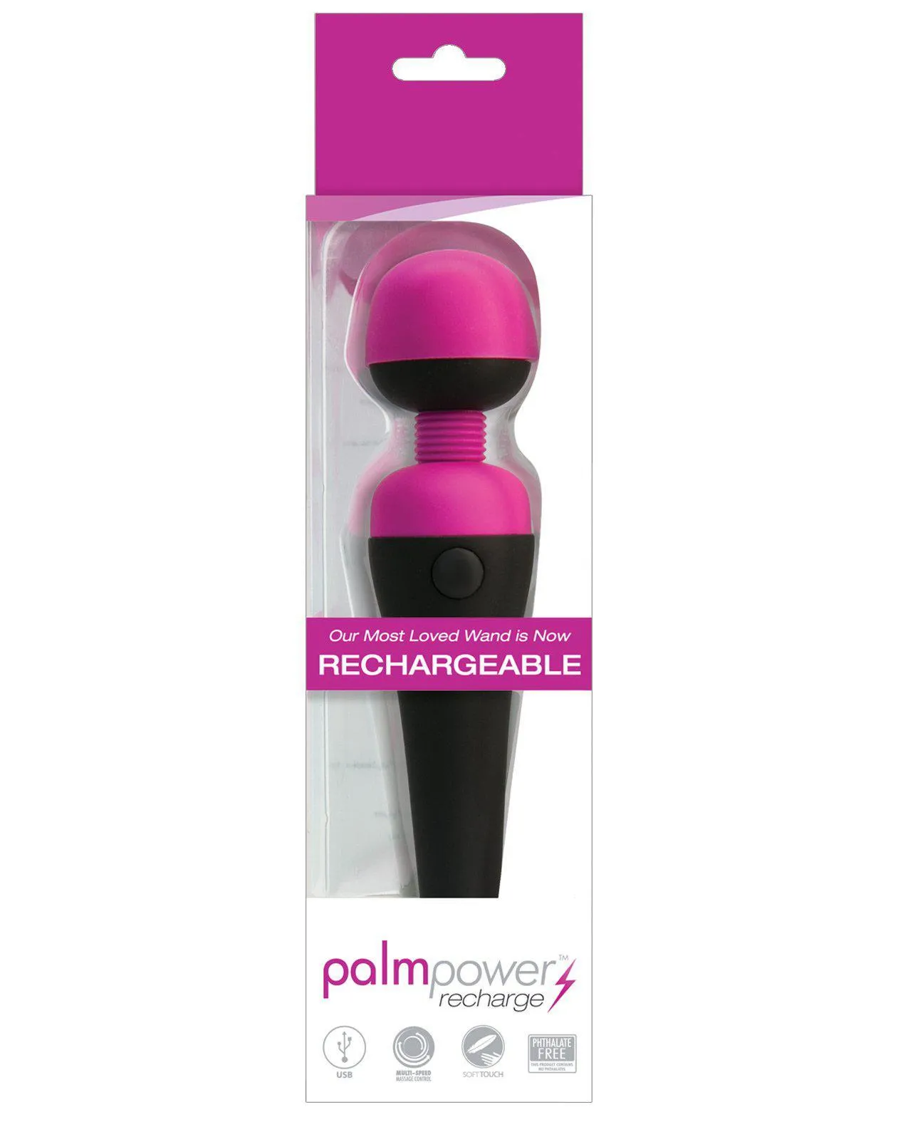 Palm Power Recharge Waterproof Massager