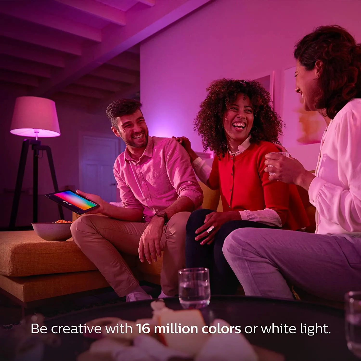 PHHUE200 Philips Hue White and Color Ambiance Equivalent Dimmable LED Smart Light Bulb (Works with Alexa, Apple HomeKit, and Google Home)