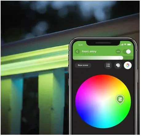 PHHUE300 Philips Hue White & Color Ambiance Light Strip 2m with plug (Works with  Alexa, Apple Home Kit, and Google Assistant)