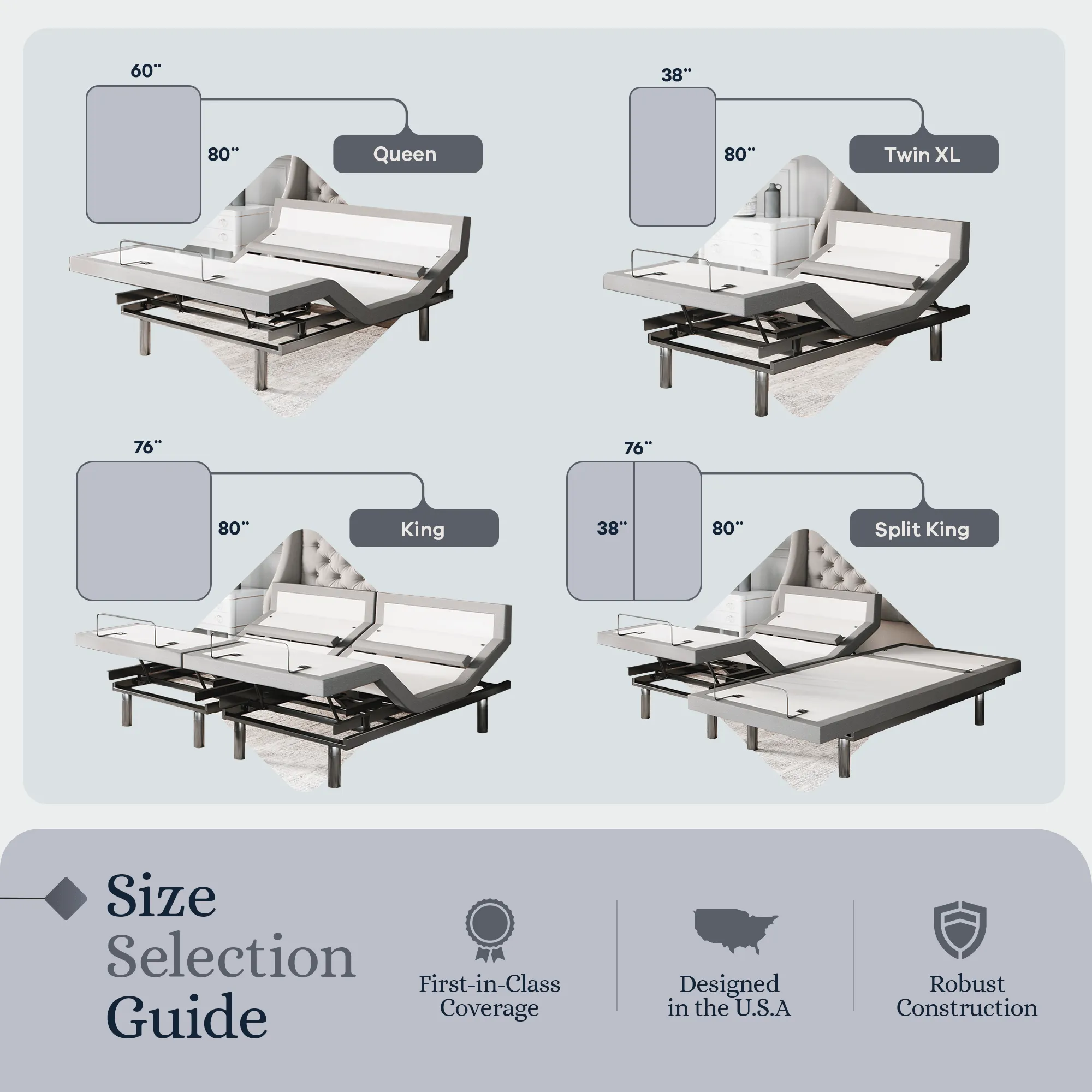 Platinum Series Adjustable Bed Base   Choice of Mattress Bundle