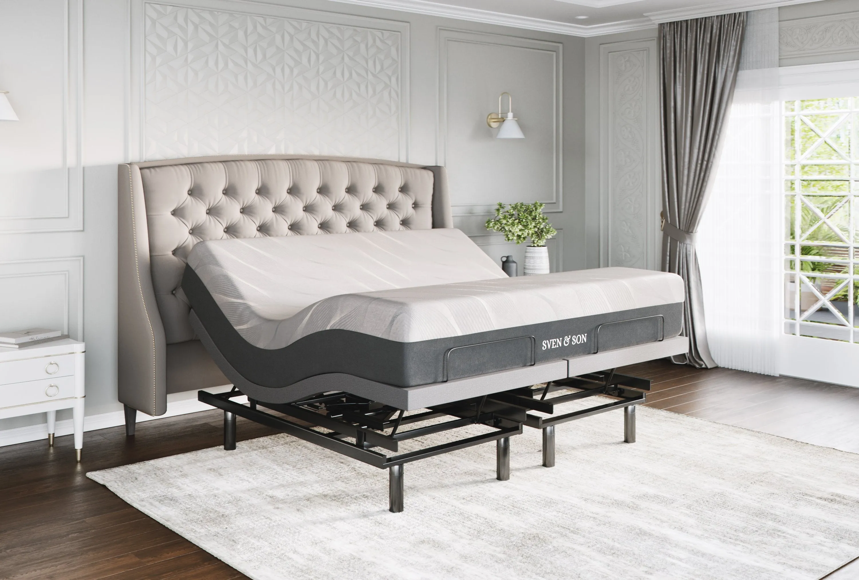 Platinum Series Adjustable Bed Base   Choice of Mattress Bundle