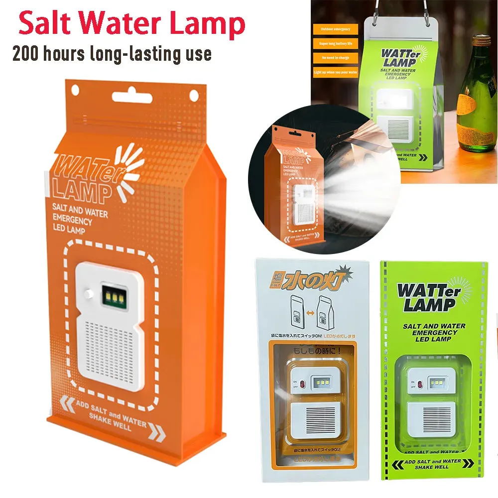 Portable Salt Water Lamp 50 LM Energy Saving