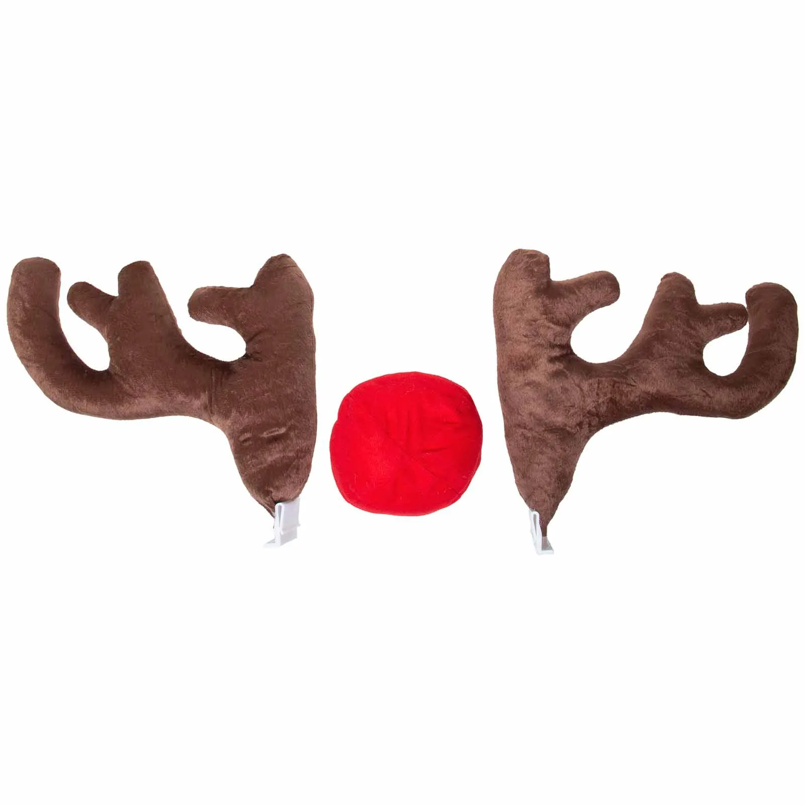 Red Co. Reindeer Antlers Car or Truck Christmas Kit, Extra Large, Extra Sturdy, 17"