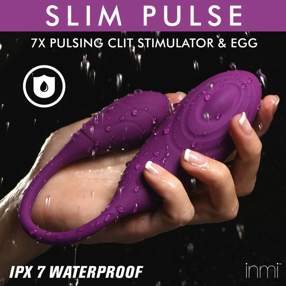 Slim Pulse 7x Pulsating Clit Stimulator & Vibrating Egg