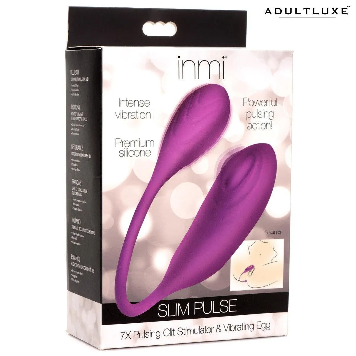 Slim Pulse 7x Pulsating Clit Stimulator & Vibrating Egg