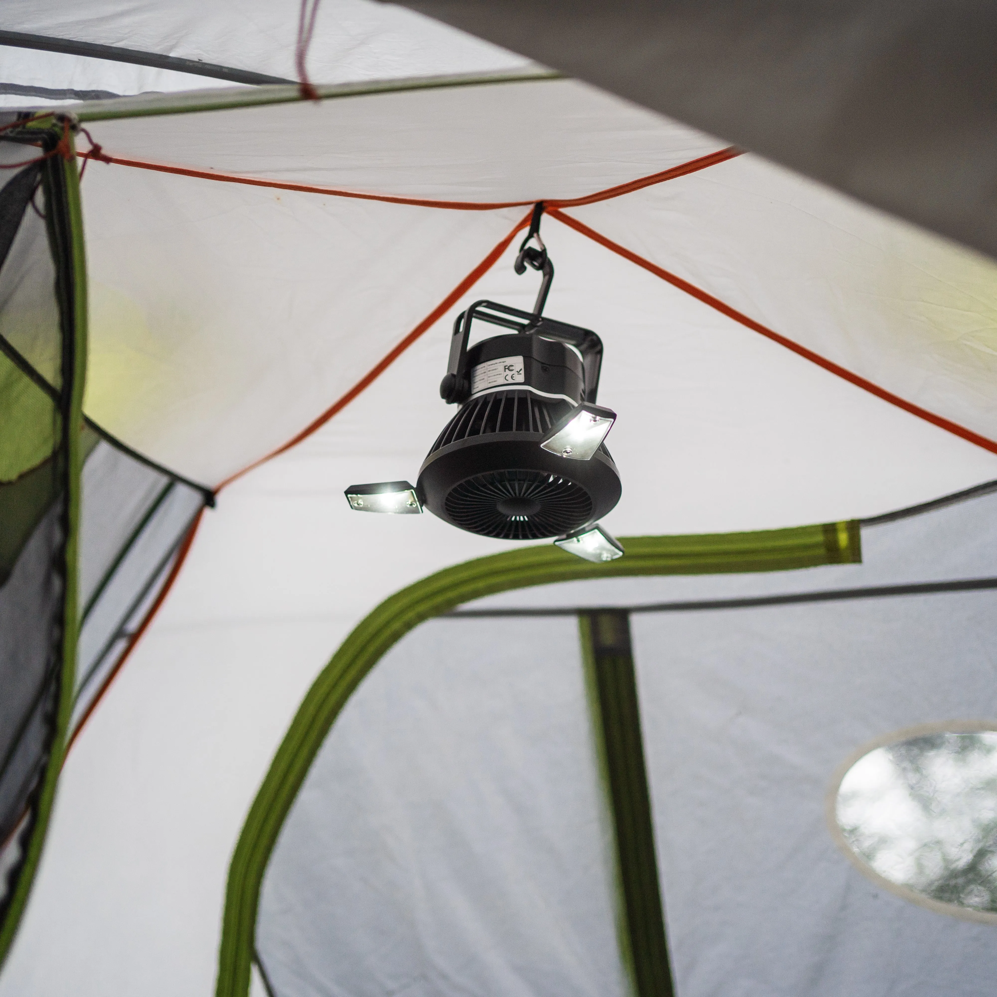 Solar Camping Fan & Light