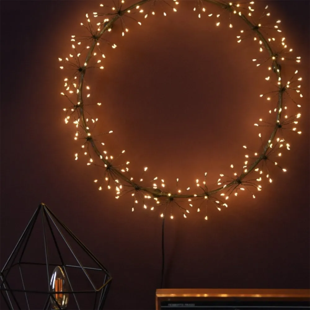 Starburst Wreath - Black