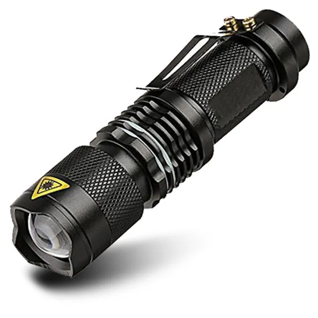 Super bright Mini LED Flashlight Zoom T6 Led Lamp Bead Torch 5 Mode Camping Lamp Waterproof Use 18650 Rechargeable Battery